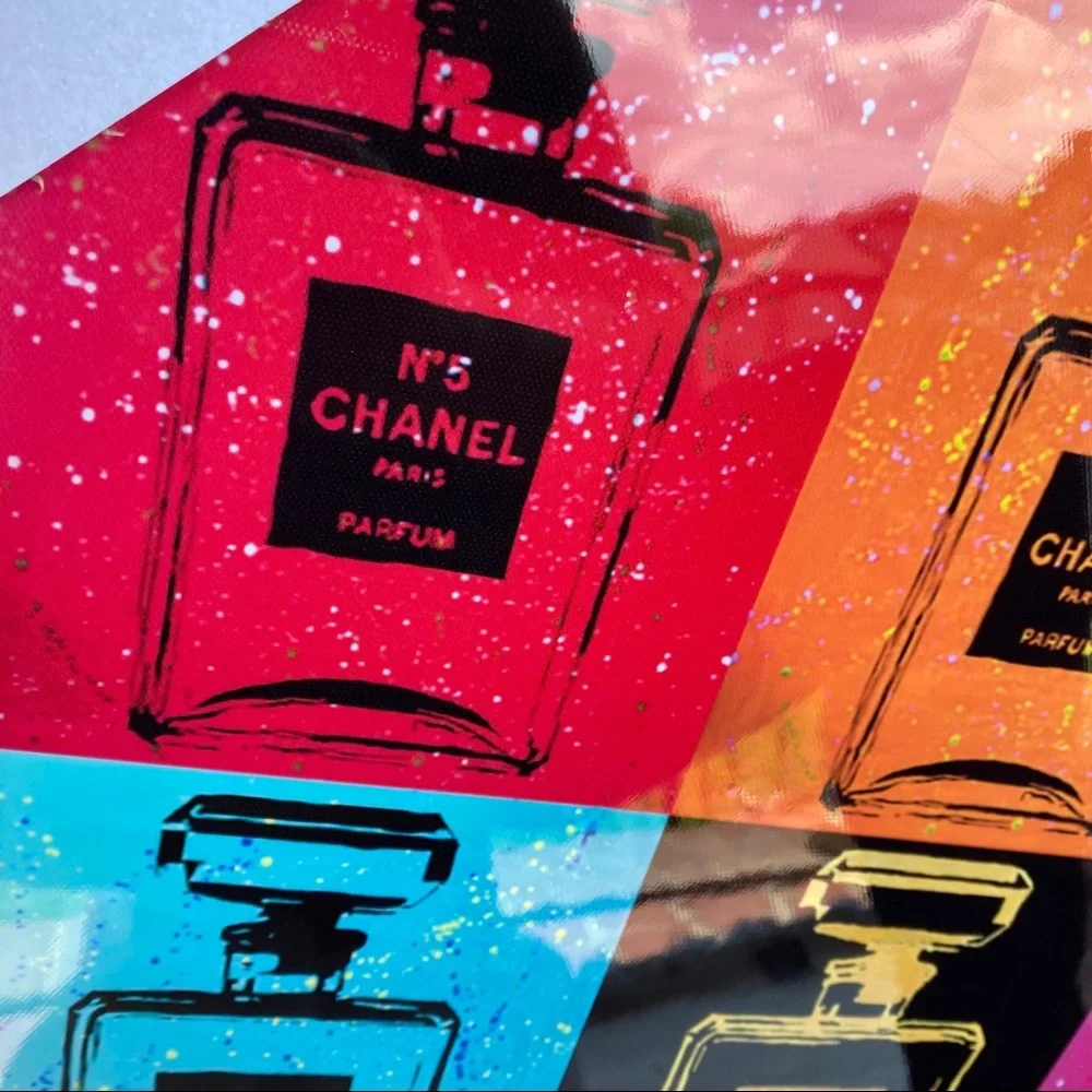 Chanel N 5 Warhol style Wall Art